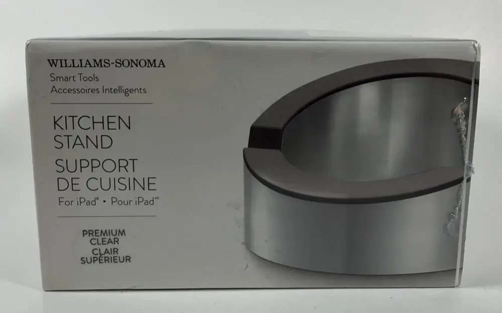 Williams-Sonoma Premium Clear Kitchen Stand For Tablet - New